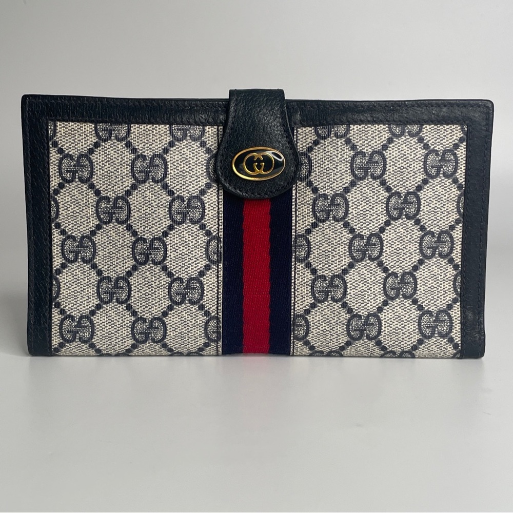 GUCCI Vintage Large Sherry Wallet